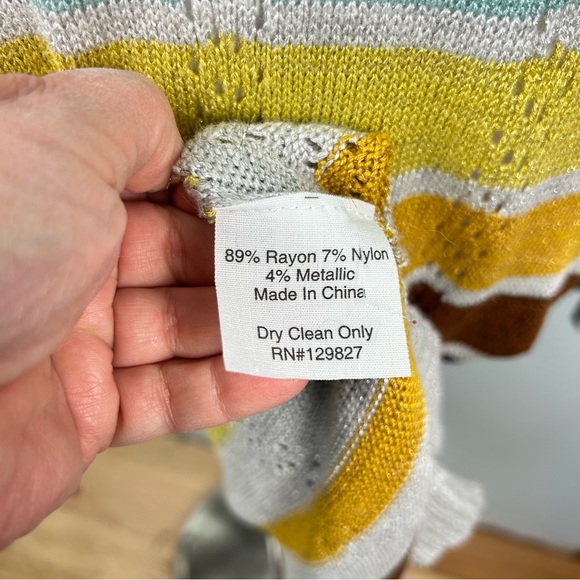 Jen’s Pirate Booty SWALLOWTAIL Gray Maxi Dress Metallic Asymmetrical Sz S - Picture 7 of 13